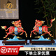 紀(jì)梵蒂 GEFIODEY財富銅麒麟擺件一對火麒麟客廳玄關(guān)辦公室裝飾品喬遷禮物