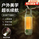 豪天保露營燈戶外露營燈露營燈超長續(xù)航露營氛圍燈戶外燈背包掛燈手電筒 綠色【裸燈+彩盒+type-c線】 【手電筒兩用，多色切換】