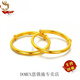 DOMEN老鳳凰金店款鍍金包銀手鐲寶寶金手鐲光面包銀滿(mǎn)月小孩兒童周歲禮 要一對的留言款式就可高品質(zhì)