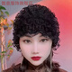 懿慈新款美人紗彈力蕾絲包頭帽遮白發(fā)收碎發(fā)層層帽時(shí)尚款家居透氣小帽 黑色 十層花邊蕾絲帽 均碼