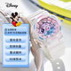 迪士尼（Disney）學(xué)生電子手表男孩女生初高中小學(xué)生兒童夜光防水腕表生日禮物 幻彩珠光白（升級款亮面）