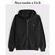 ABERCROMBIE & FITCH男裝女裝情侶裝25春季經(jīng)典小麋鹿運(yùn)動(dòng)風(fēng)寬松連帽衛(wèi)衣KI122-5251 黑色 L (180/108A)
