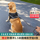 貝初眾狗繩大型犬牽引繩狗狗牽引繩胸背帶遛狗繩中型犬大狗金毛邊牧p繩 狗狗胸背帶-贈送牽引繩*1字帖*4 黑色 L-適合35-65斤大狗狗 防爆沖胸背帶-輕便不勒脖-反光條