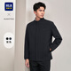 海瀾之家（HLA）行政夾克男輕商務(wù)經(jīng)典系列印花外套男春 藏青30 L 175/92A推薦69-75kg