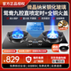 華蒂干燃?xì)庠钐烊粴?煤氣灶雙灶 家用嵌入式燃?xì)庠钜夯瘹夤扪b專用臺(tái)式灶具 不銹鋼5.2kw猛火定時(shí)煤氣爐 【微晶玻璃】鴛鴦九腔直噴定時(shí)款+全銅火蓋 一級(jí)能效 管道-天然氣【上門安裝】
