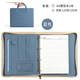 喬森威爾a4活頁(yè)筆記本文件夾拉鏈包2025年新款商務(wù)工作會(huì )議記錄本成人高檔可定制手提皮面記事本 A4/藍色【240頁(yè)】拉鏈包
