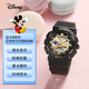 迪士尼（Disney）學(xué)生電子手表男孩女生初高中小學(xué)生兒童夜光防水腕表生日禮物 黑金色【小款】15057B2