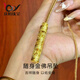 慶怡 999足金八大守護(hù)神隨身金佛黃金吊墜女款古法圓筒掛墜項(xiàng)鏈送女友 克重多退少補(bǔ)/刻字定制