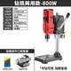 德力西德力西（DELIXI)工業(yè)級臺鉆小型家用工作臺臺轉(zhuǎn)鉆床臺鉆電鉆打孔 重載版 雙微調(diào)平口鉗 13件麻花鉆