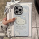 藍(lán)妮子 適用蘋果16pro/max手機(jī)殼iphone15promax女生蘋果13/14pro手機(jī)殼12可愛卡通15plus新款13pro硬殼 藍(lán)色鏤空愛心丨自帶鏡頭膜+手鏈繩 蘋果16ProMax