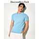ABERCROMBIE & FITCH【經(jīng)典小麋鹿】男裝25夏季新款通勤POLO衫短袖T恤KI124-5182 天藍(lán)色 M (180/100A)