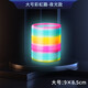 ZOCO彩虹圈兒童彈簧玩具魔力彈彈圈益智特大號彈力圈環(huán)彩色專業(yè)拉拉圈 夜光款彩虹圈【彩虹色】