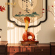 菲斯鉑亞蛇年吉祥物擺件彩銅納福辦公室工藝品生肖吉祥物新年開業(yè)喬遷禮品 洛神朱-帶圓底座（刻字需詢）