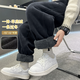 兜兜王國男童加絨褲子冬季羊羔絨運動(dòng)褲2025新款兒童秋冬一條過(guò)冬棉褲加厚 深灰色 【羊羔絨】一條過(guò)冬 150