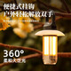 斐月伽露營(yíng)燈充電燈戶(hù)外野營(yíng)帳篷營(yíng)地燈應急裝備掛燈戶(hù)外便攜強光手電筒 YY17【手電筒+露營(yíng)燈】8根鎢絲燈