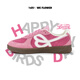HAPPY BIRDS DAYWeFlower德訓鞋hbd聯(lián)名款男女運動鞋百搭經(jīng)典復古休閑國潮鞋板鞋 叛逆粉 37 （建議拍大一碼）