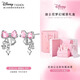 迪士尼（Disney）蝴蝶結(jié)耳釘女純銀耳墜女生禮物小眾高級感耳飾實用七夕情人節(jié)禮物 蝴蝶結(jié)-粉色【夢幻城堡禮盒】