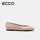 愛(ài)步（ECCO）芭蕾舞鞋 百搭圓頭羊皮單鞋舒適通勤淺口女鞋 舞悅234323 裸色23432301084 36