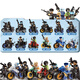 樂(lè)高(LEGO)兼容積木反恐特戰(zhàn)隊(duì)人仔12款摩托車(chē)特警男孩兒童禮物兒 反恐特戰(zhàn)隊(duì)12摩托+12人仔