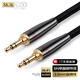 SKW 發(fā)燒級 6N單晶銅 3.5mm音頻線(xiàn) 公對公 車(chē)用AUX 車(chē)載手機電腦音箱響耳機連接線(xiàn) BG01A-1米