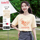 班尼路（Baleno）短袖T恤女2026年夏季新款寬松純棉休閑可愛(ài)百搭舒適學(xué)生款上衣