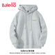 班尼路（Baleno）連帽衛(wèi)衣男春秋季學(xué)生ins潮牌休閑寬松外套簡(jiǎn)約百搭上衣套頭衫