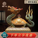 E&N黃銅工藝品國潮龍龜擺件創(chuàng  )意家居飾品桌面擺設喬遷開(kāi)業(yè)禮品 全銅國潮龍龜