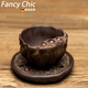 FANCYCHIC紫砂可養(yǎng)蓮子主人杯蓮蓬茶杯宜興茶道紫砂壺配件手工口杯 主圖款