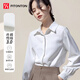 FitonTon白色長(cháng)袖雪紡襯衫女春秋款時(shí)尚洋氣職業(yè)正裝計感氣質(zhì)韓版內搭襯衣