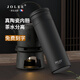 JOLEE法國品牌陶瓷水杯保溫杯茶水分離男士杯子高檔生日禮物領(lǐng)導(dǎo)實(shí)用 墨黑色- 真陶瓷內(nèi)膽450ml