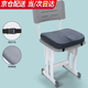 初構(gòu)想學(xué)生坐墊教室專用學(xué)習(xí)凳子板凳學(xué)校久坐屁股兒童屁墊高中生椅子墊 椅子坐墊（35*38*5cm） 深灰色