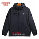 際華通瑞沖鋒衣 23式三合一帶標 三防帶全套魔術(shù)貼兩件套男女同款外套 黑色（全套標） xl  身高165-170體重130-145