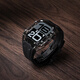 君自名適用AppleWatchUltra2表帶AppleWatch Ultra蘋果S10手表帶iWatchUltra保護(hù)殼iWatch10表殼IWatchS9 【透黑】表殼+黑膠帶（黑蝴蝶扣） iWa