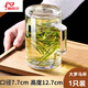 第吉爾德國進(jìn)口品質(zhì)玻璃杯茶杯帶把手家用耐高溫鋼化防摔啤酒杯子個(gè)人專 鋼化420ml大羅馬杯【帶玻璃蓋】