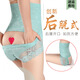 KJ塑身褲女高腰收腹提臀內褲純棉襠產(chǎn)后恢復收胃塑形后脫式防卷邊 灰綠色 2XL （130-145斤）