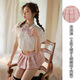 學(xué)生裝性感jk火辣百褶短裙角色扮演學(xué)院睡衣 冰淇淋 S