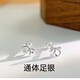 (YS)足銀999純銀蝴蝶結(jié)耳釘螺絲耳釘簡約防掉防過敏純銀耳釘 S999銀蝴蝶結(jié)耳釘送禮盒