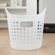 inomata日本進(jìn)口臟衣簍家用放臟衣神器浴室大號換洗衣籃裝玩具桶收納筐子 鏤空款大號/白色