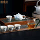 昌南（changnan）景德鎮(zhèn)手繪功夫茶具青花釉下彩套裝整套家用辦公茶壺