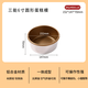 三能（SANNENG）圓形固定底活底金色不沾蛋糕模具芝士乳酪烤箱模具空氣炸鍋模 三能6寸固底不沾蛋糕模