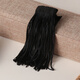 加密燈籠排須穗子掛飾舞臺流蘇花邊錦旗配件裝飾掛穗流蘇花邊輔料 黑色 5米