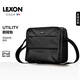 樂(lè )上（LEXON）單肩斜挎蘋(píng)果iPad包男女款商務(wù)簡(jiǎn)約運動(dòng)橫款斜挎包輕盈小包側背包 1815黑色