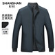 SHANSHAN杉杉男士2025新款商務(wù)休閑春秋季立領(lǐng)防風(fēng)質(zhì)感夾克外套長袖衣服 哈青色 2XL /185【建議135-150斤】