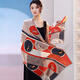 上海故事（STORY Of SHANGHAI）真絲絲巾女春夏真絲披肩歐美風(fēng)絲巾送媽媽生日禮物 追尋駿馬