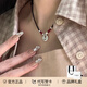 GATMEET足銀999平安福項(xiàng)鏈女新中式國(guó)風(fēng)實(shí)心吊墜送女友七夕情人節(jié)禮物 祥云平安福項(xiàng)鏈 紅繩款+品牌禮盒