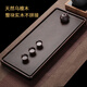 石間說(shuō)烏檀木茶盤(pán)實(shí)木茶盤(pán)整塊原木家用簡(jiǎn)約大小號茶臺辦公室茶具托盤(pán) 流蘇60*30*4.5CM