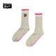 Onitsuka Tiger鬼塚虎運動(dòng)襪子男女款運動(dòng)長(cháng)襪吸汗透氣3183A949 米灰色 M