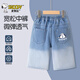 史努比男童牛仔短褲2025夏季中大童寬松休閑五分褲時(shí)髦帥氣兒童夏裝褲子