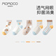 MOMOCO瑪米瑪卡[5雙裝]兒童襪子3-12歲男童女童襪子網(wǎng)眼襪寶寶襪 萌寵派對 5雙 3-5歲 (S) 建議腳長(cháng)16-18CM