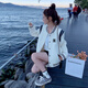美式復(fù)古飛行員棒球服外套女生春季2025新款甜美V領(lǐng)夾克顯瘦上衣 白色 S